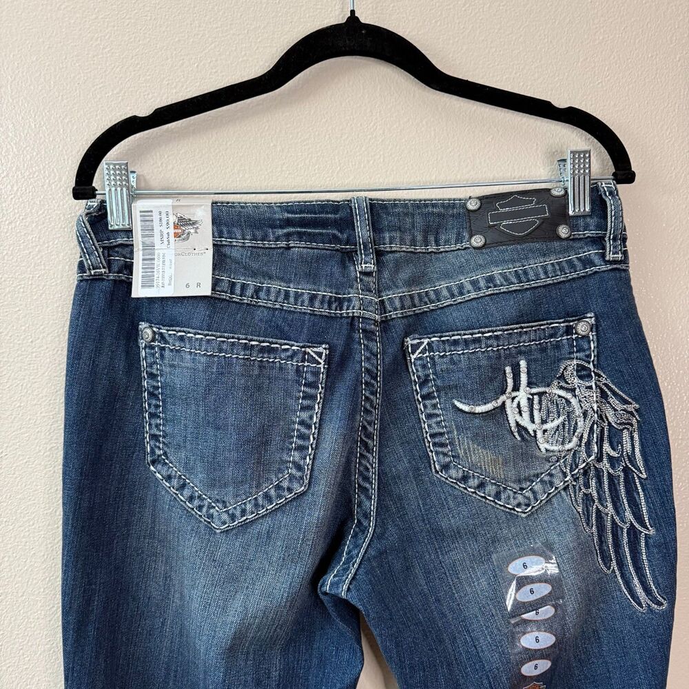 Harley Davidson Curvy Bootcut Jeans - Picture 3 of 5